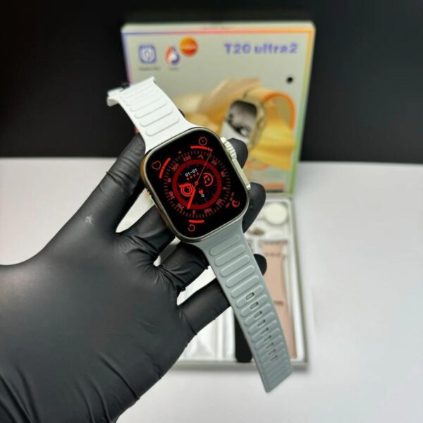 T20 Ultra 2 Smartwatch Latest With 4 Stylish Straps Watch series 9 Gesture Operation Bluetooth Call Fitness