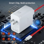 1 Plus 80W Power Adapter Suit with Warp Charge and SuperVOOC-Supported Type-C Cable