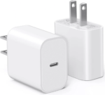 Apple 20W USB-C Power Adapter - iPhone Charger with Fast Charging Capability, Wall Charger