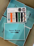 Y60 Ultra Smart Watch Smart with 7 in 1 Straps with Silicon Proctive Case and Steel Chain Strap