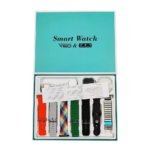 Y60 Ultra Smart Watch Smart with 7 in 1 Straps with Silicon Proctive Case and Steel Chain Strap