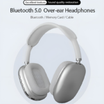 P9 Bluetooth Wireless Premium Headphones Bluetooth/Memory Card/Cable Supported Noise-Cancelling Stereo with Mic for Sports & Gaming
