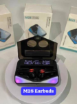 M28 Bluetooth 5.1 Touch Control Gaming Headset With Microphone And LED Display